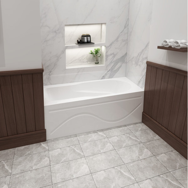 Aqua Eden Acrylic 60 X 32 Alcove/Tile In Soaking Bathtub LBNF2033